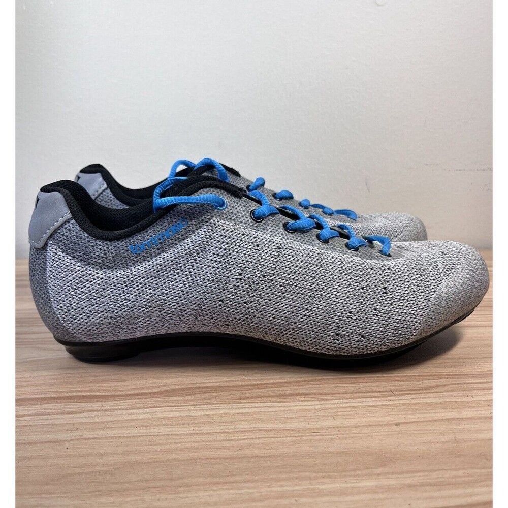 Tommaso Pista Aria Knit Womens Size 8 Shoes Cycling Gray‎ Blue Sneakers